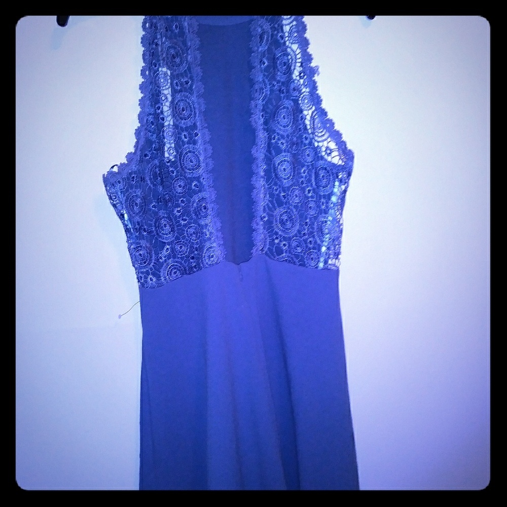 Blue mini dress-Brand New never worn!!!